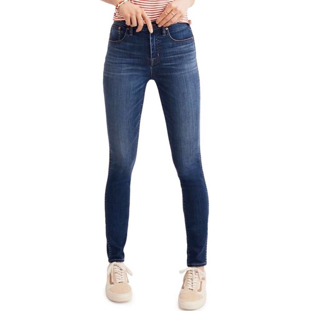 Madewell 10" High-Rise Skinny Blue Jeans size 26T
